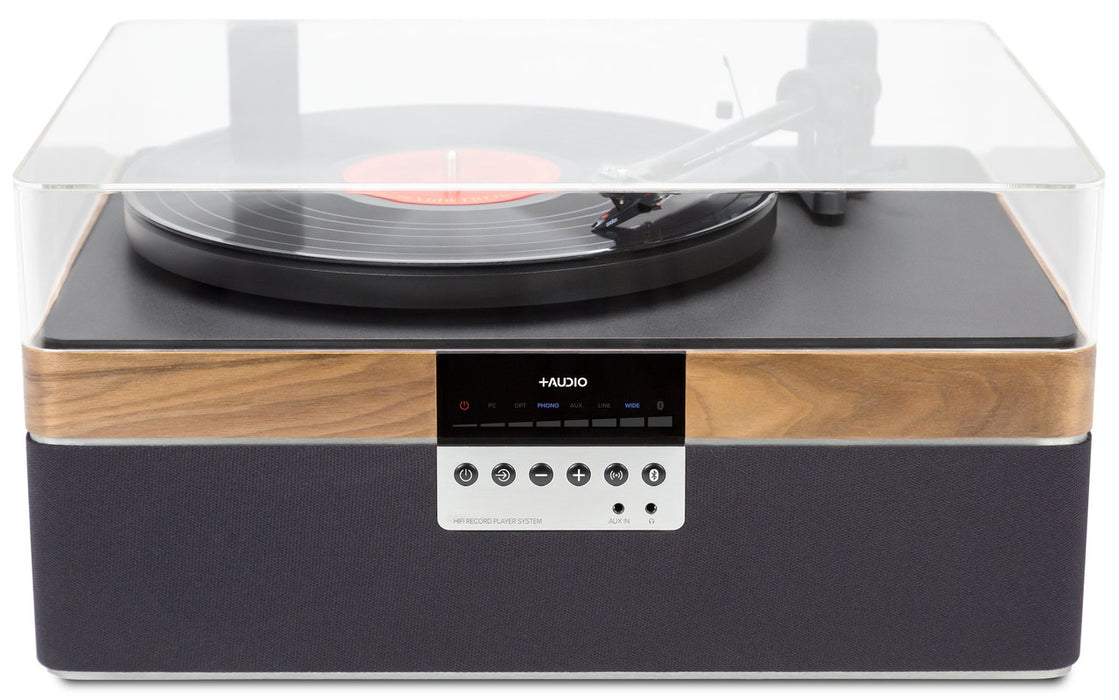 Plus Audio The+Record Player All-In-One Turntable; Carbon & Maple; +Audio (New)