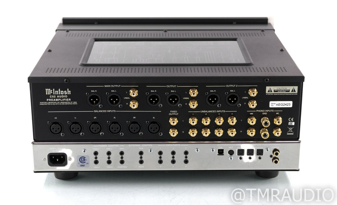 McIntosh C52 Stereo Preamplifier; C-52; MM/MC Phono; Remote