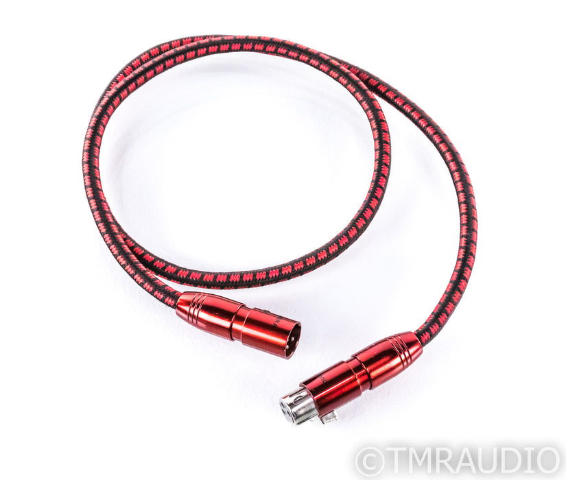 AudioQuest King Cobra XLR Cable; Single 1m Balanced Interconnect