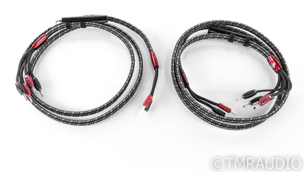 AudioQuest Rockefeller Bi-Wire Speaker Cables; 8ft Pair; 72v DBS