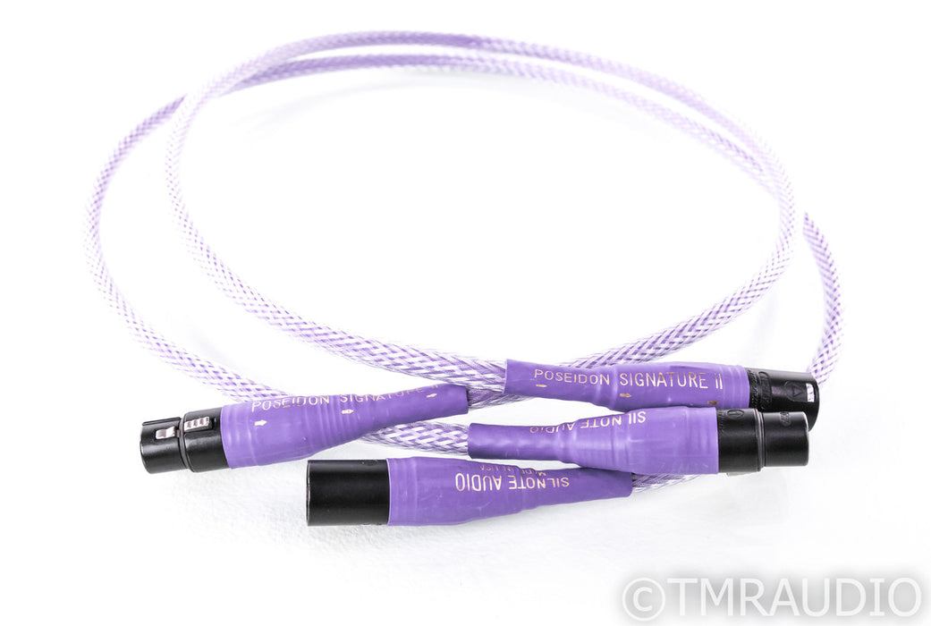 Silnote Audio Poseidon Signature II XLR Cables; 1m Pair Balanced Interconnects