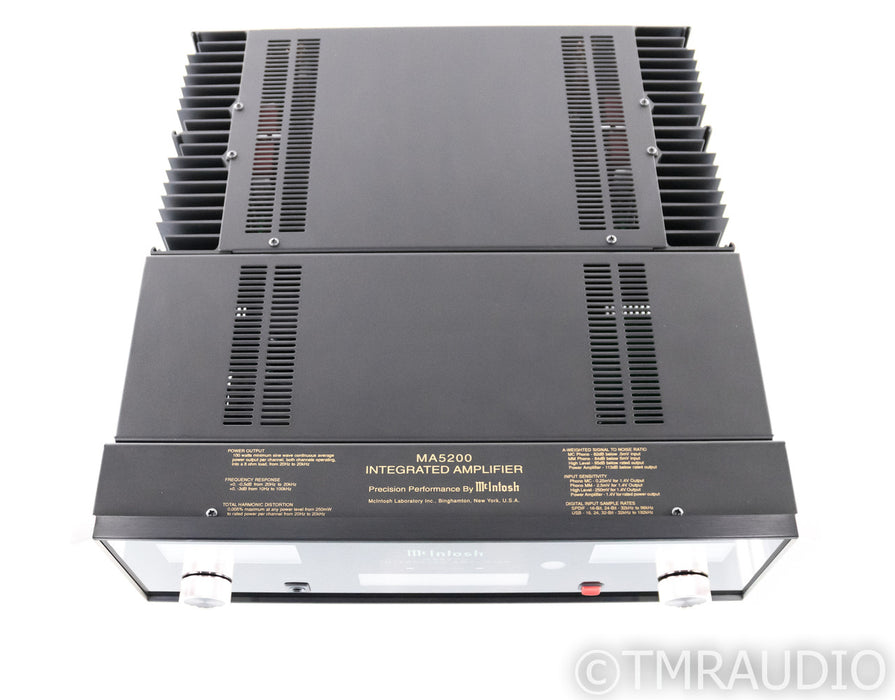 McIntosh MA5200 Stereo Integrated Amplifier; MA-5200; Remote
