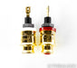 WBT 0705 E Gold-Plated Copper Binding Posts; WBT-0705 Cu; Pair (Never Used)