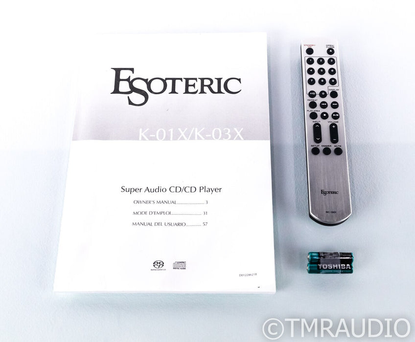 Esoteric K-03X SACD / CD Player; K03X; Remote