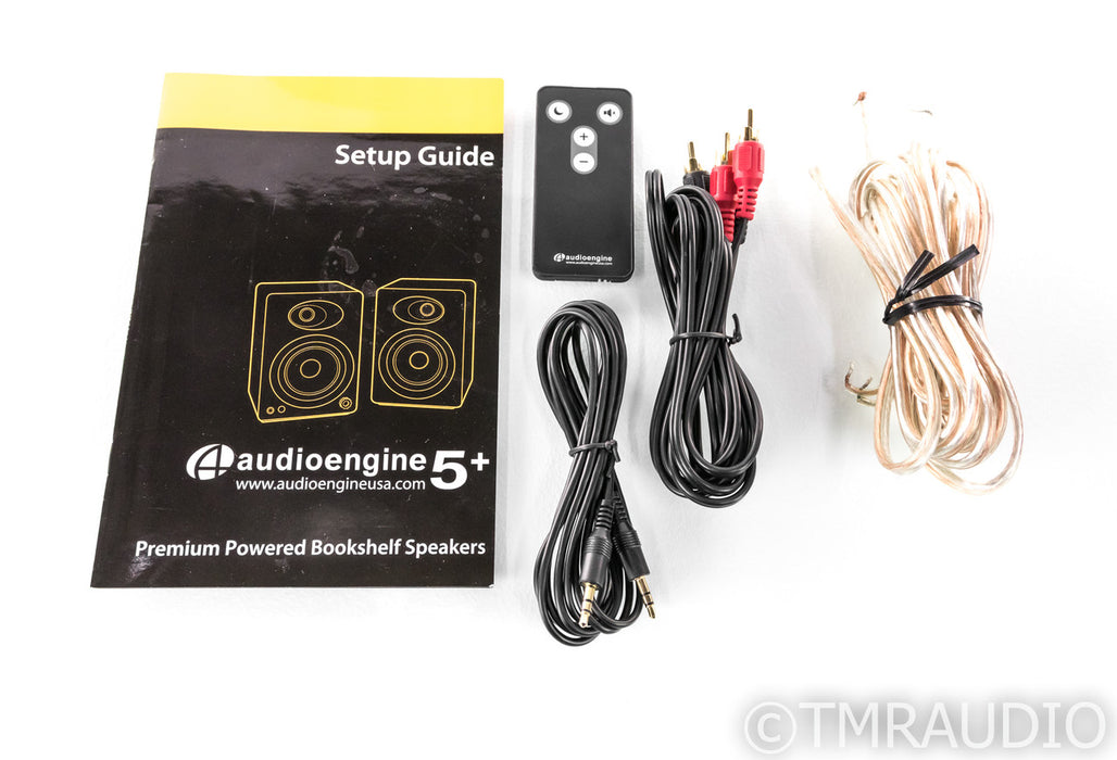 Audioengine A5+ Powered Bookshelf Speakers; Satin Black Pair