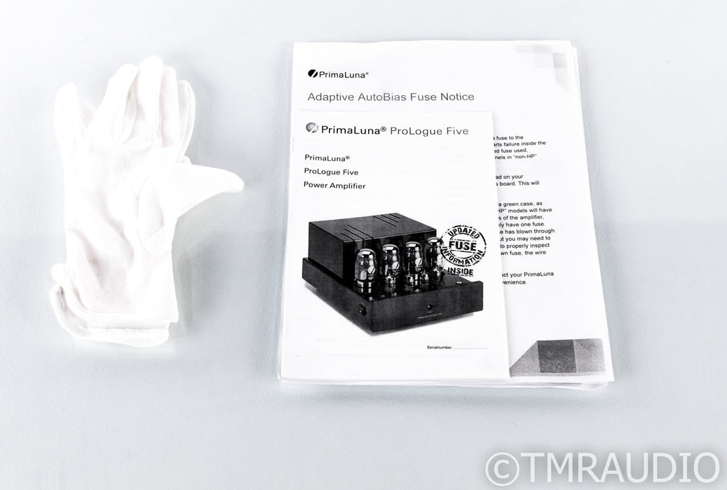 PrimaLuna ProLogue Five Stereo Tube Power Amplifier