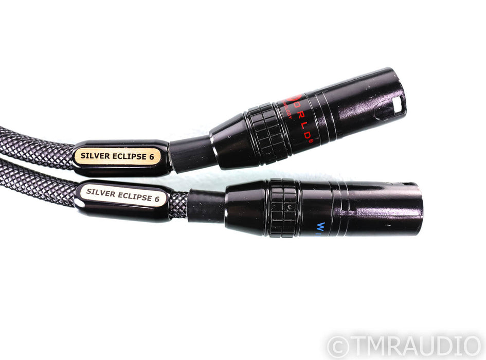 WireWorld Silver Eclipse 6 XLR Cables; 1.5m Pair Balanced Interconnects