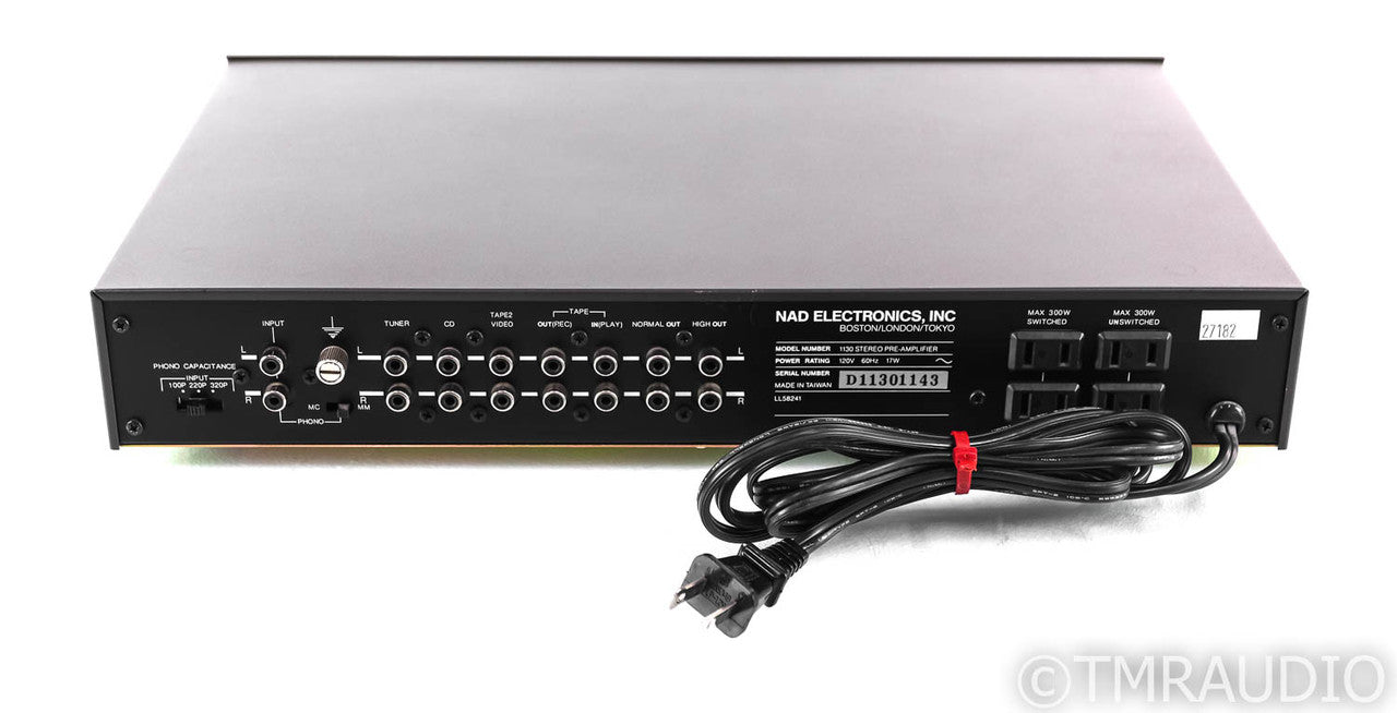 NAD 1130 Vintage Stereo Preamplifier; MM / MC Phono
