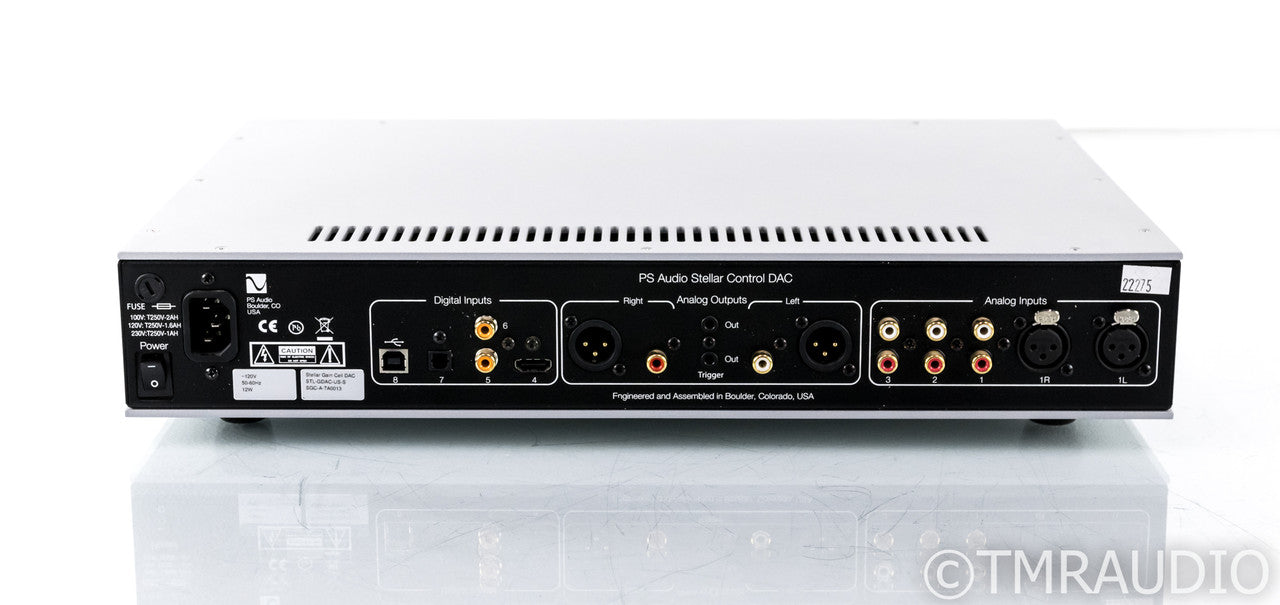 PS Audio Stellar Gain Cell DAC; Preamplifier; D/A Converter; Silver (Used)