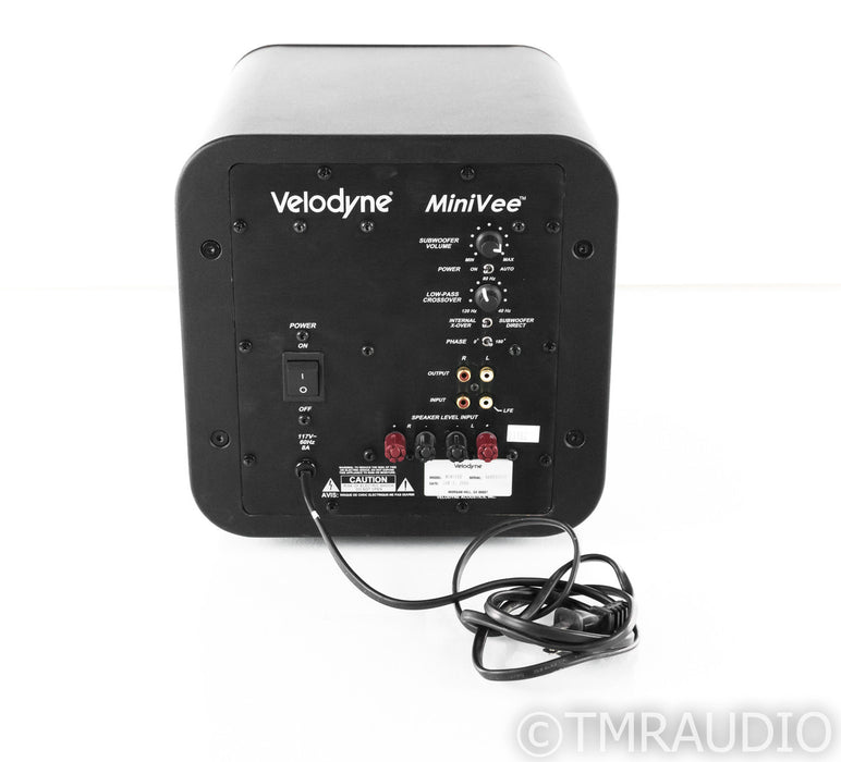 Velodyne MiniVee 7" Powered Subwoofer; Black; AS-IS (Constant Noise)