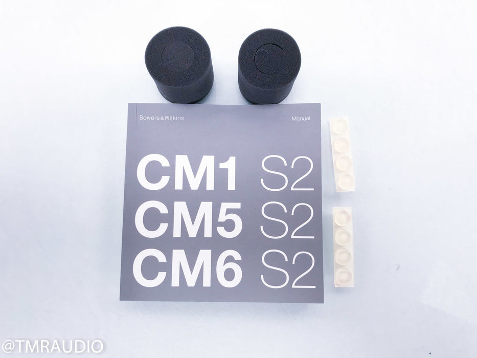 B&W CM6 S2 Bookshelf Speakers
