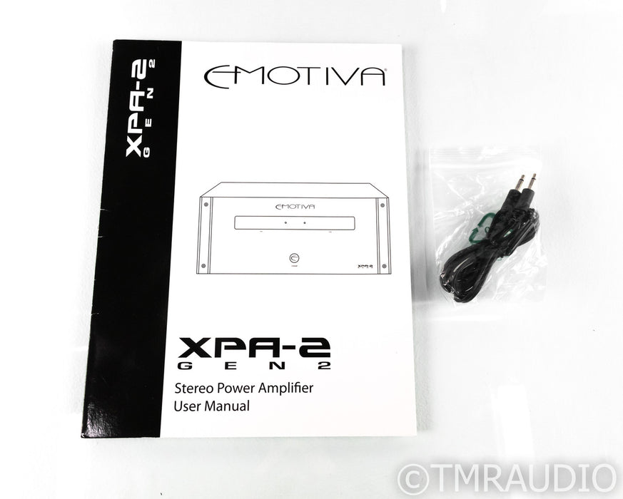 Emotiva XPA-2 Gen 2 Stereo Power Amplifier; XPA2