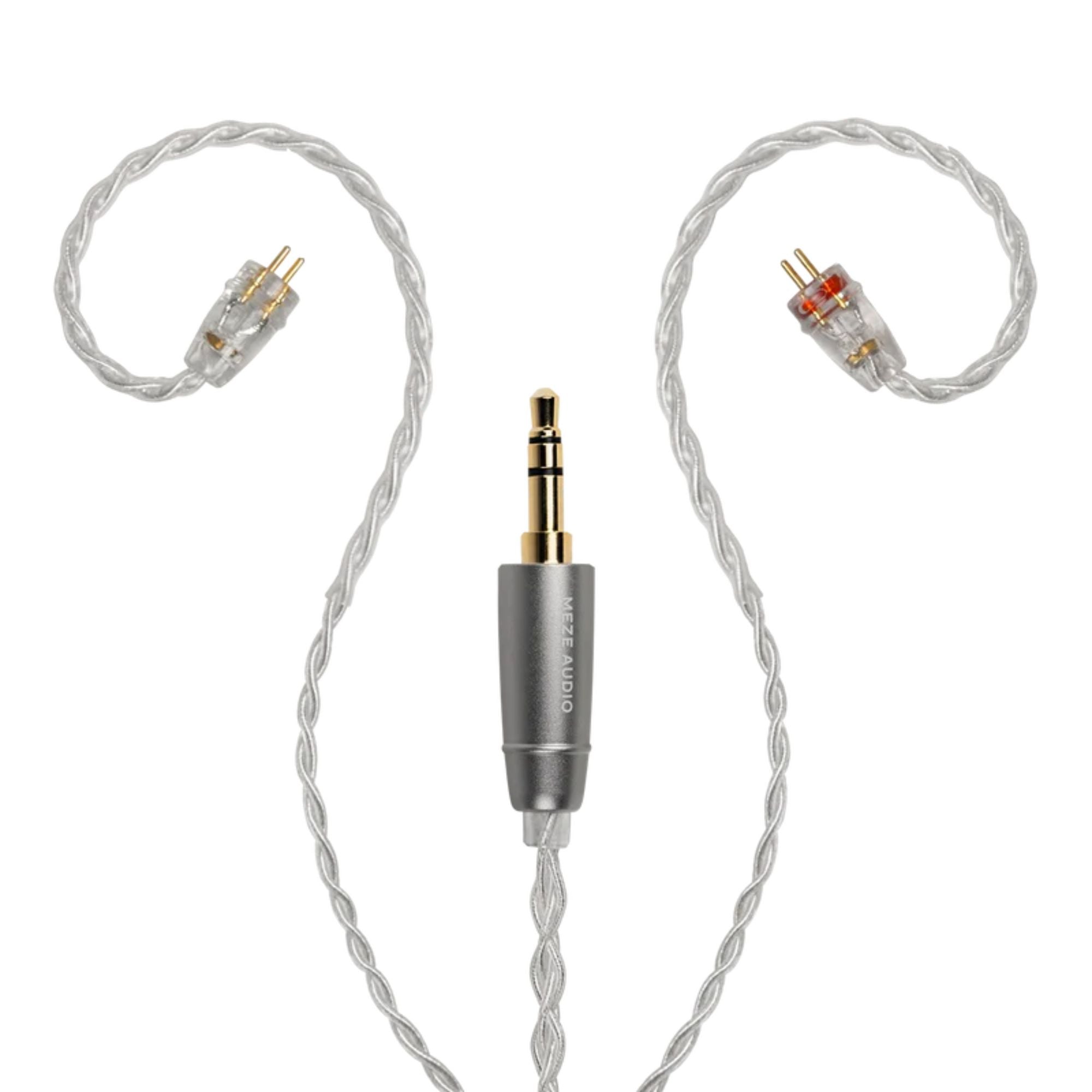 Meze 2 Pin Silver Plated Cable, 3.5mm