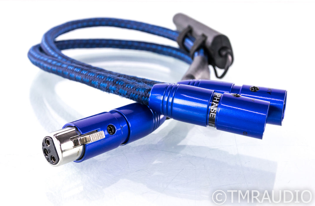 Audioquest Sky Custom XLR Y-Cable; Single .5m Splitter w/ Inverted Phase; 72vDBS