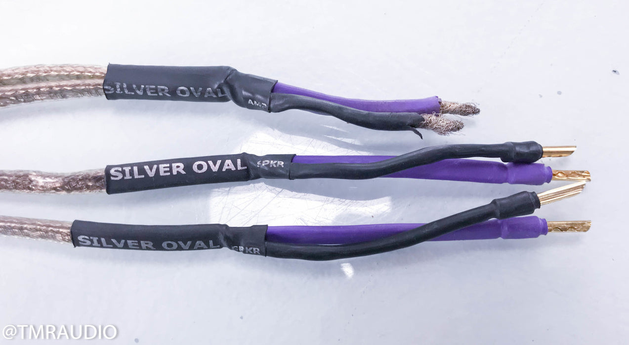 Analysis Plus Silver Oval Bi-Wire Speaker Cables