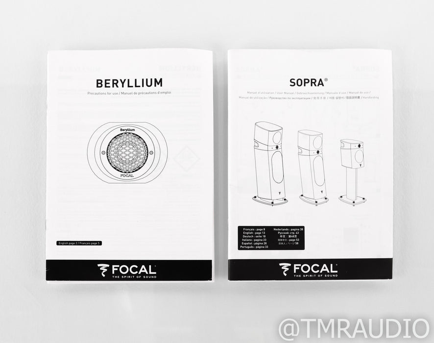 Focal Sopra 3 Floorstanding Speakers