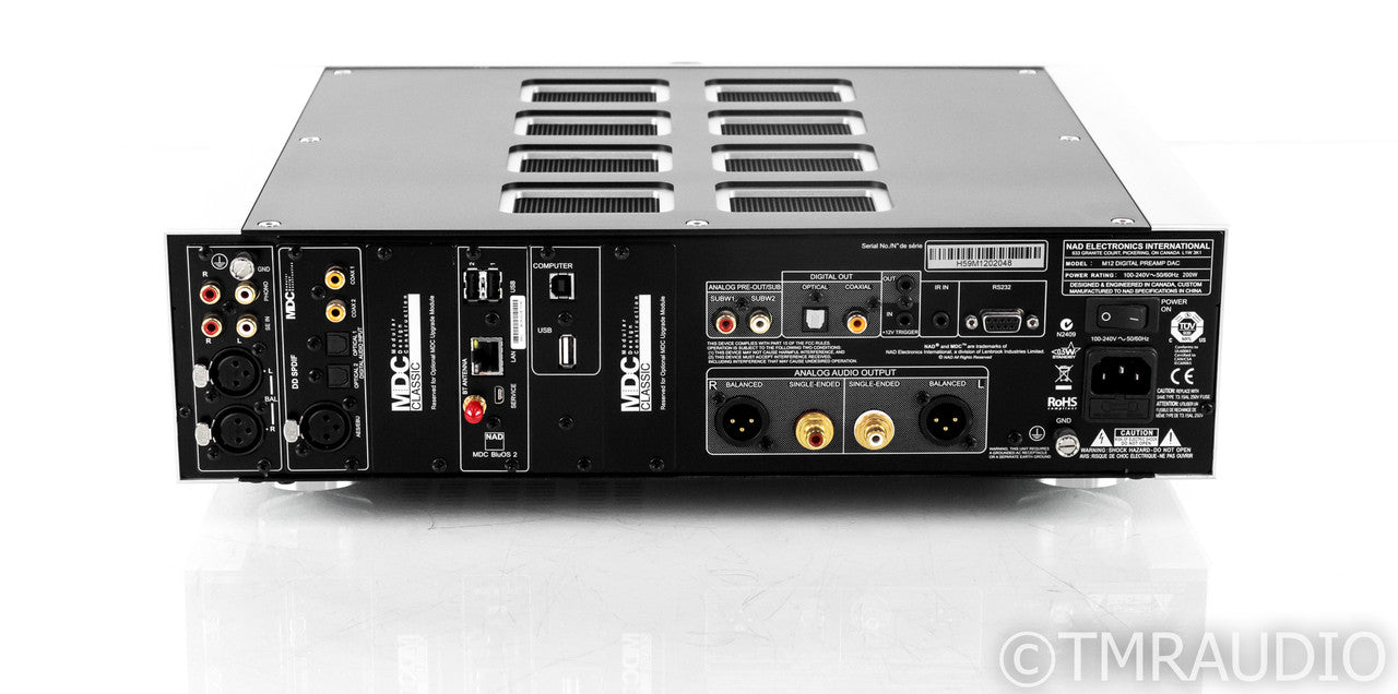 NAD Masters M12 Preamplifier / DAC; D/A Converter; M-12; Remote; BluOS Module