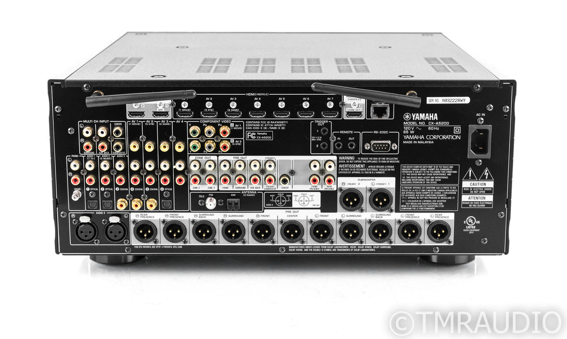 Yamaha CX-A5200 11.2 Channel Home Theater Processor; CXA5200; Remote; 4K UHD