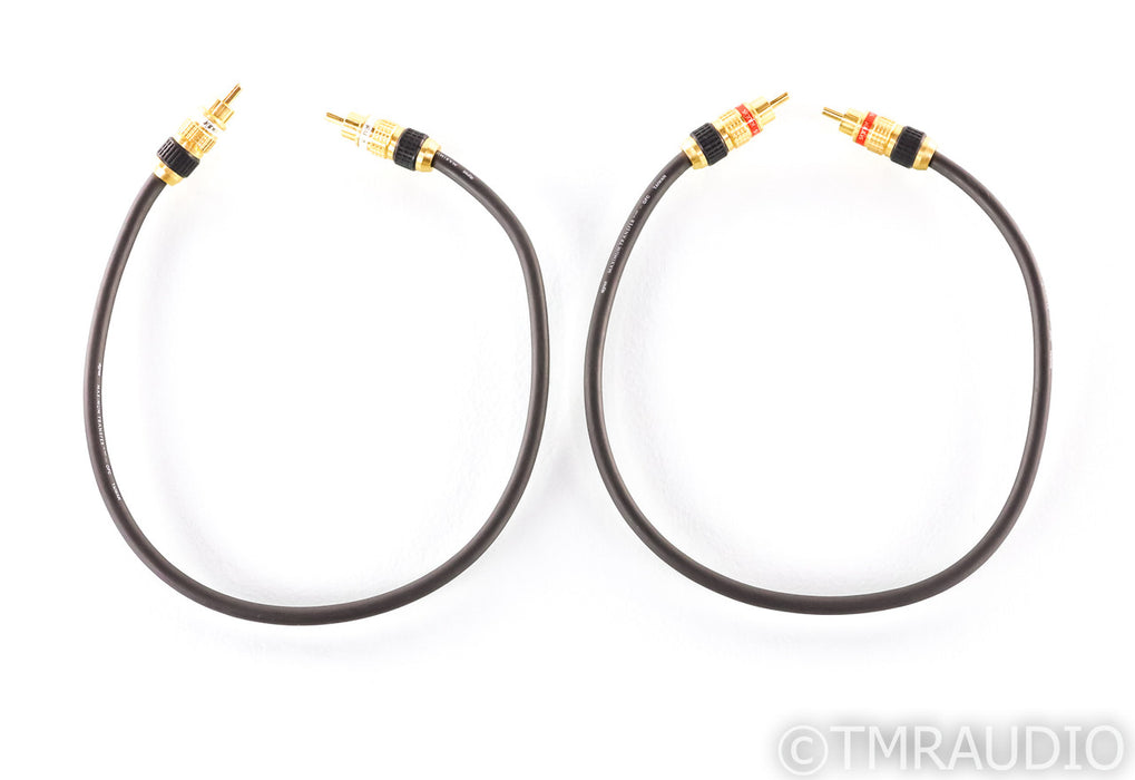 Signet Maximum Transfer RCA Cables; .5m Pair Interconnects