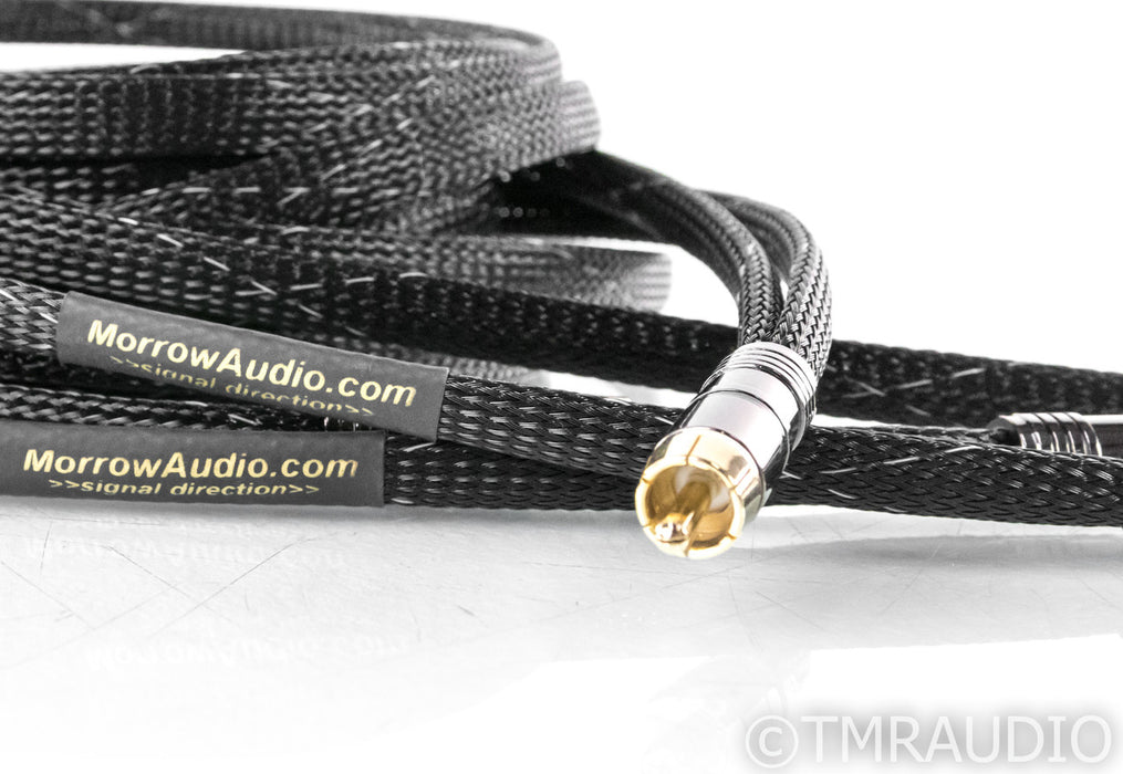 Morrow Audio MA3 RCA to Dual RCA Y-Split Cable; 2m Pair; MA-3