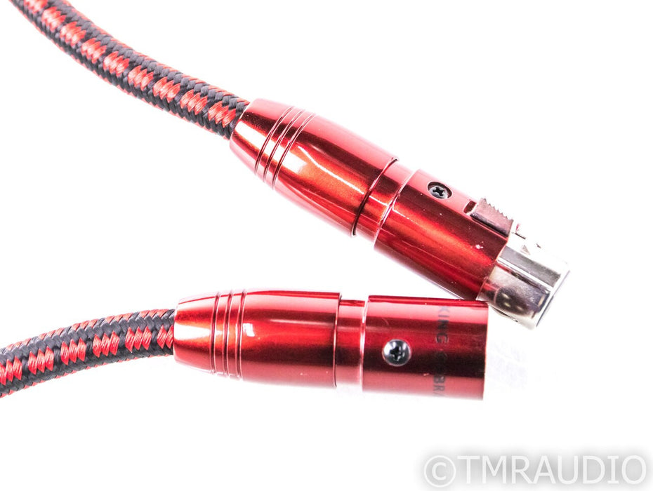 AudioQuest King Cobra XLR Cables; 1m Pair Balanced Interconnects