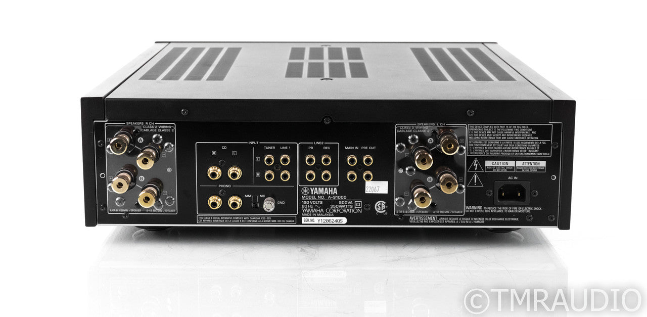 Yamaha A-S1000 Stereo Integrated Amplifier; AS1000; MM / MC Phono (No Remote)