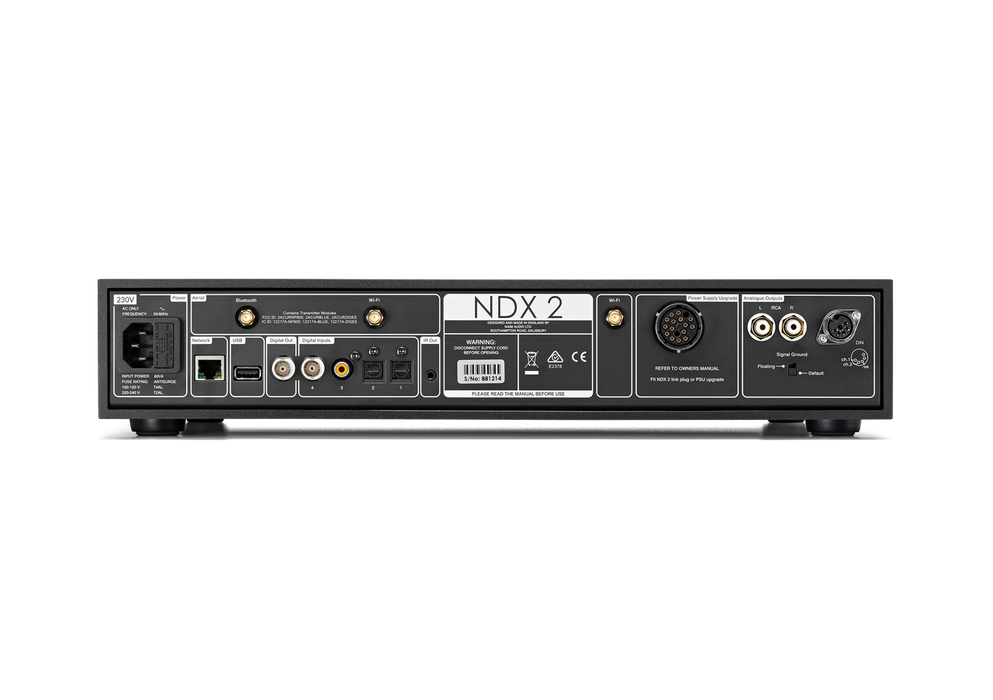 Naim NDX 2 Network Streamer; NDX2; Airplay; WiFi; Bluetooth (New)