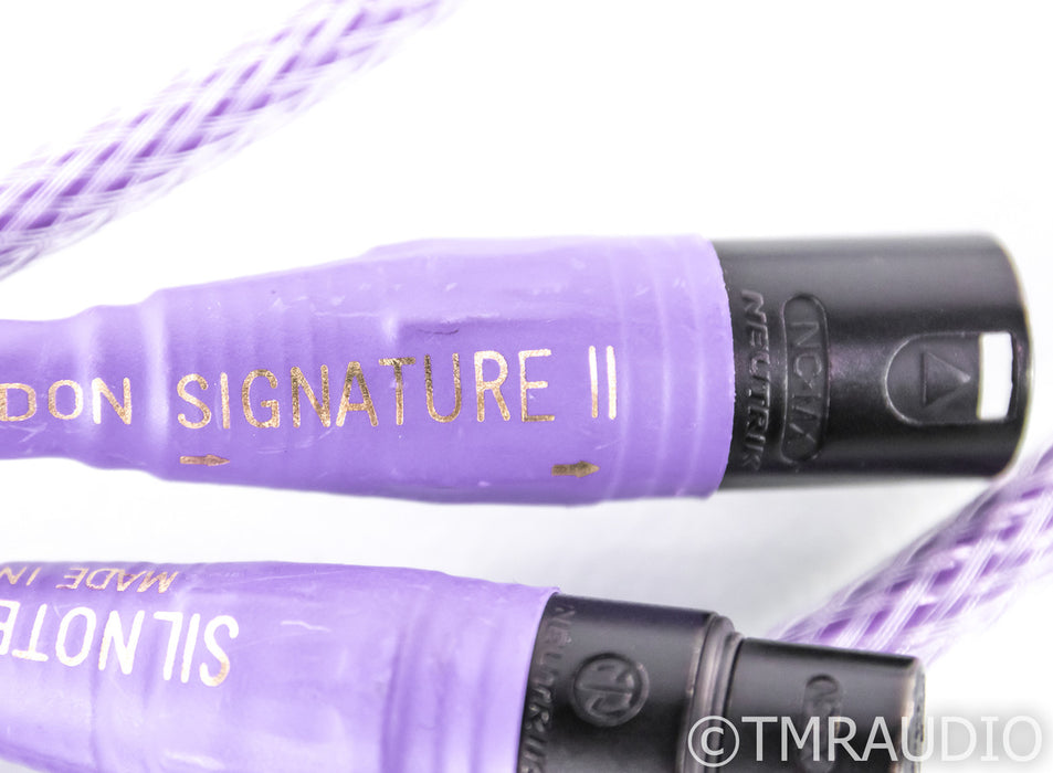 Silnote Audio Poseidon Signature II XLR Cables; 1m Pair Balanced Interconnects