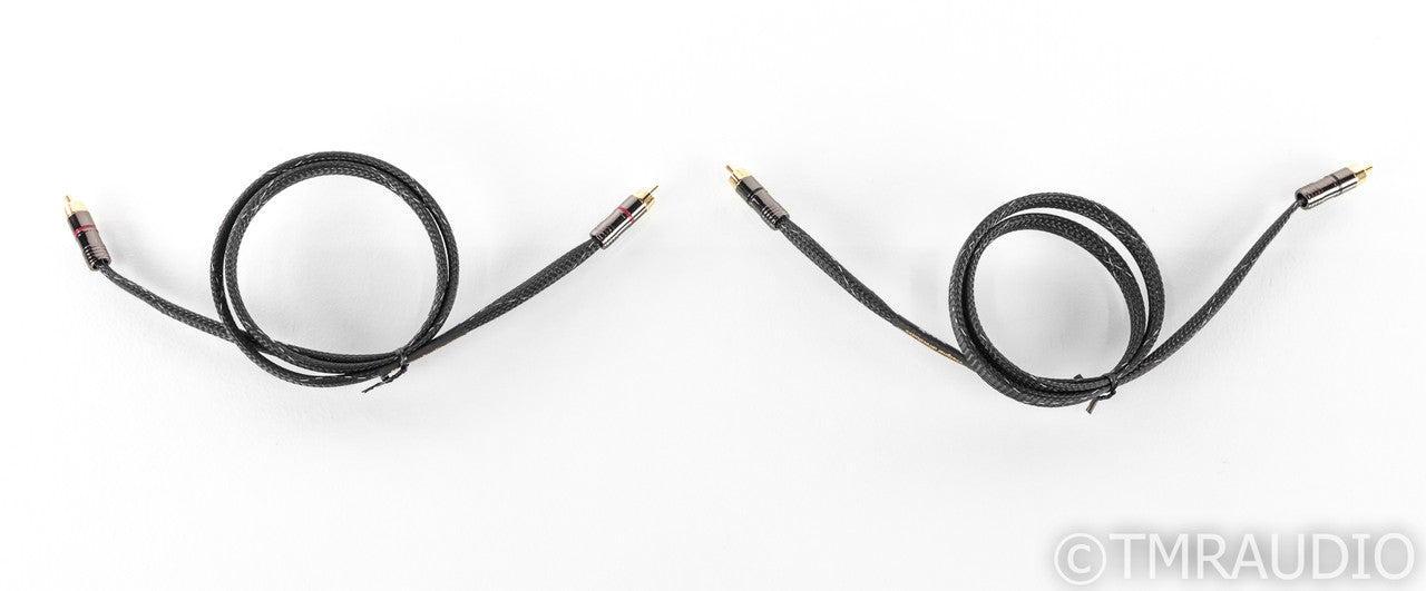 Morrow Audio MA1 RCA CAbles; 1m Pair Interconnects; MA-1; Standard RCA
