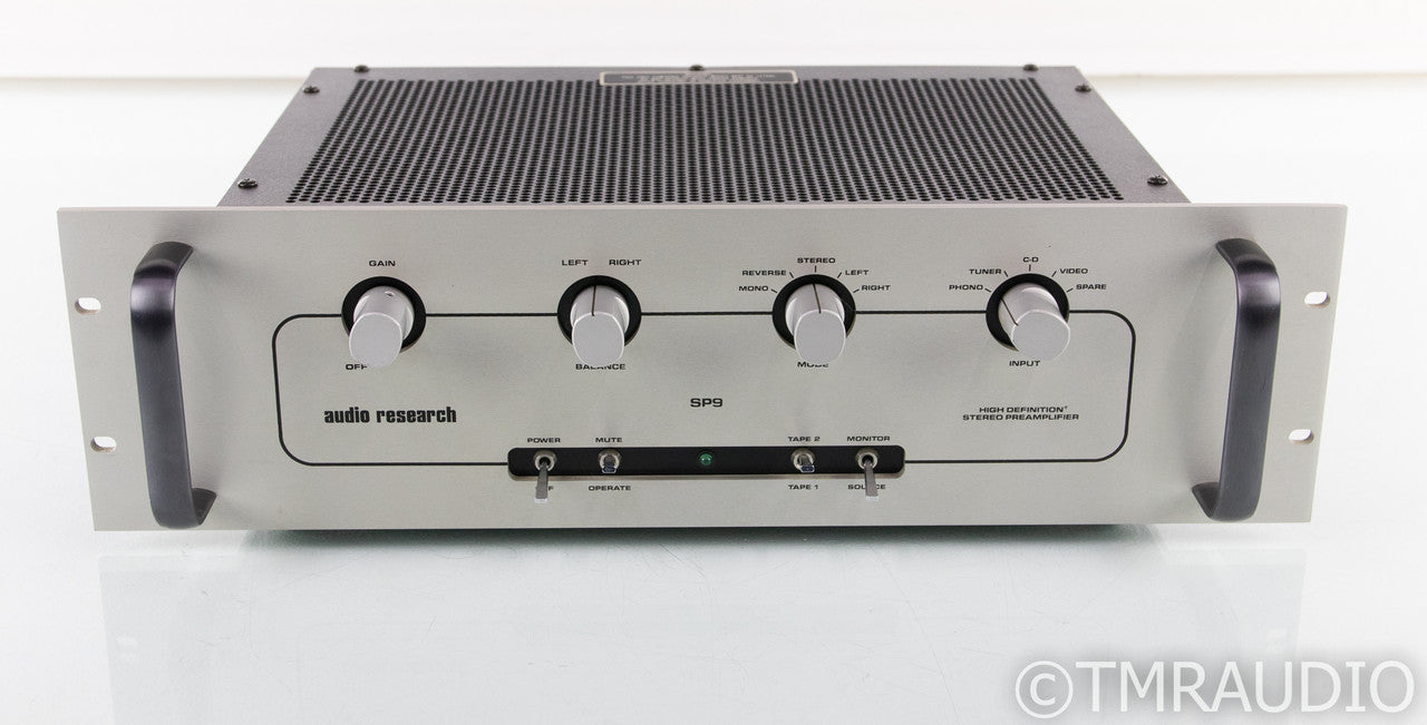Audio Research SP9MKIII Vintage Stereo Tube Preamplifier; SP-9 Mk3; MM Phono