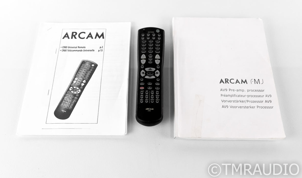 Arcam AV9 7.2 Channel Home Theater Processor; AV-9; Remote; AS-IS (NO HDMI)