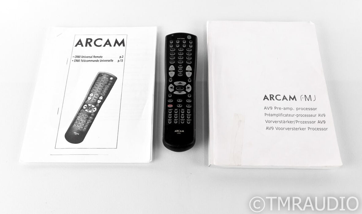 Arcam AV9 7.2 Channel Home Theater Processor; AV-9; Remote; AS-IS (NO HDMI)