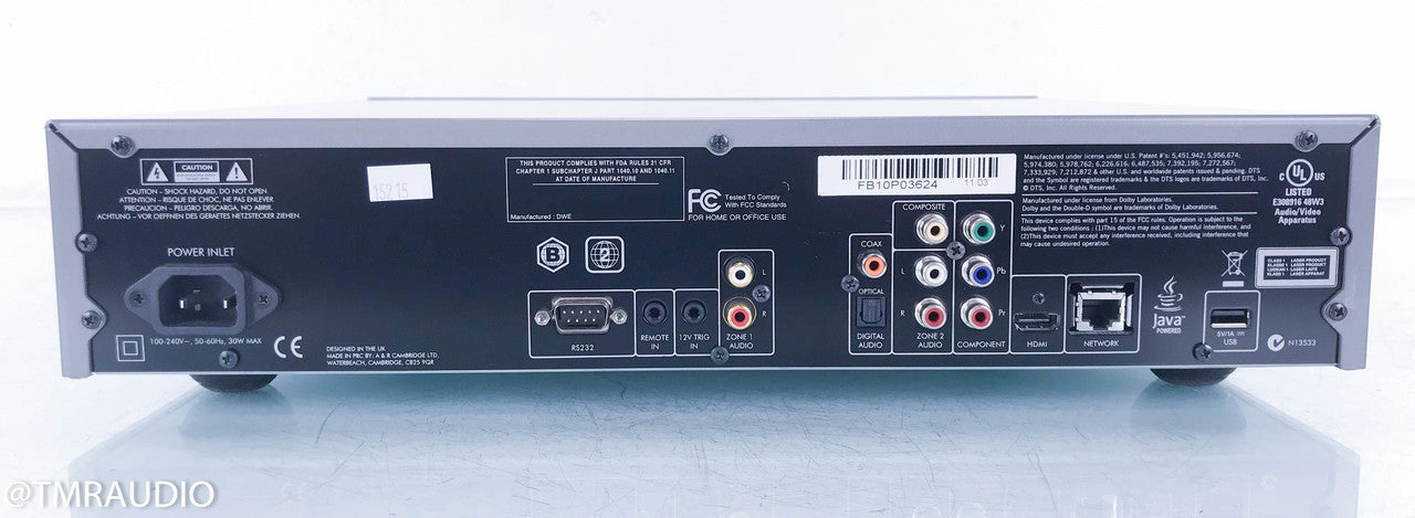 Arcam FMJ BDP100 Blu-Ray / CD Player