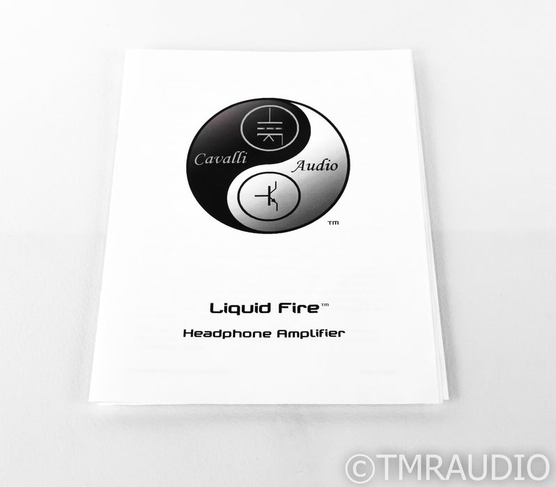 Cavalli Audio Liquid Fire Tube Headphone Amplifier