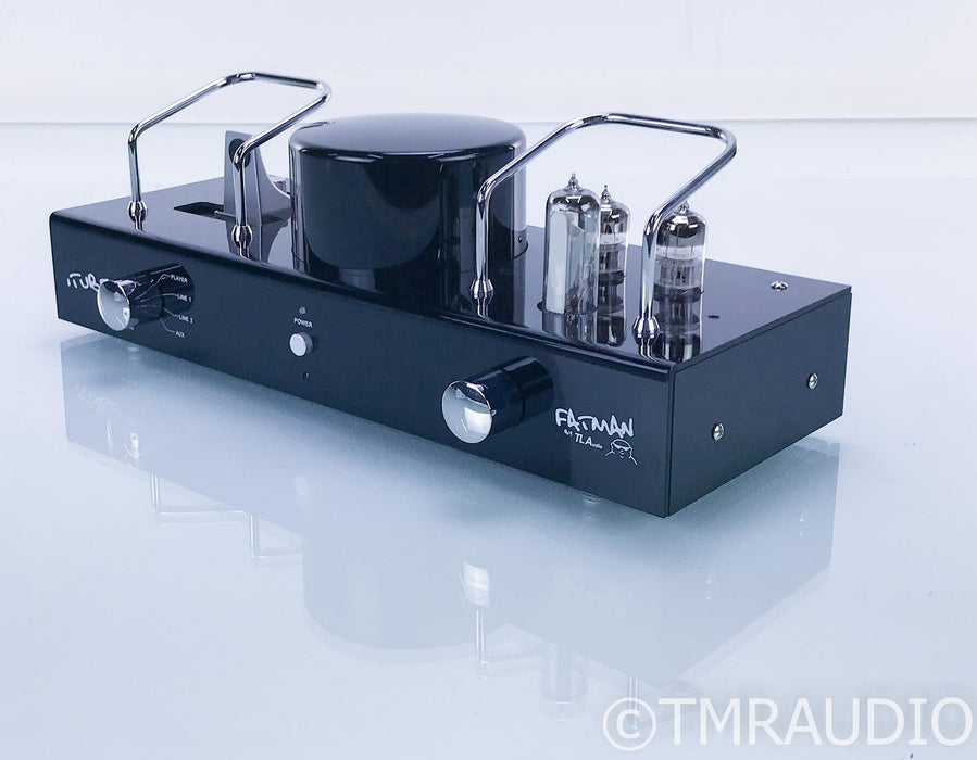 Fatman iTube Stereo Tube Integrated Amplifier; Carbon Edition; iPod Dock