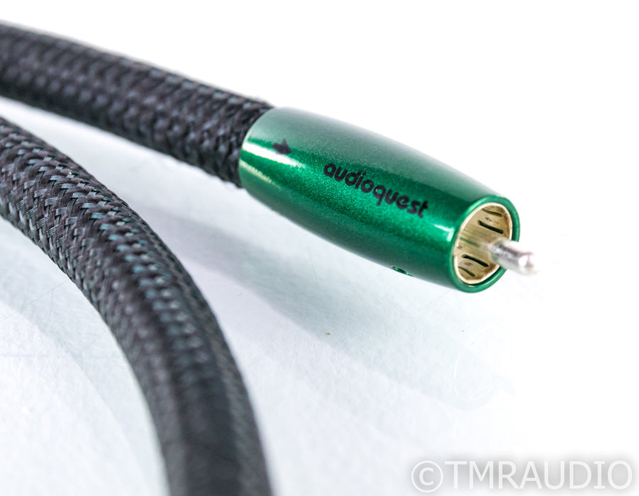 AudioQuest Earth RCA Cables; 1.5m Pair Interconnects; 72v DBS