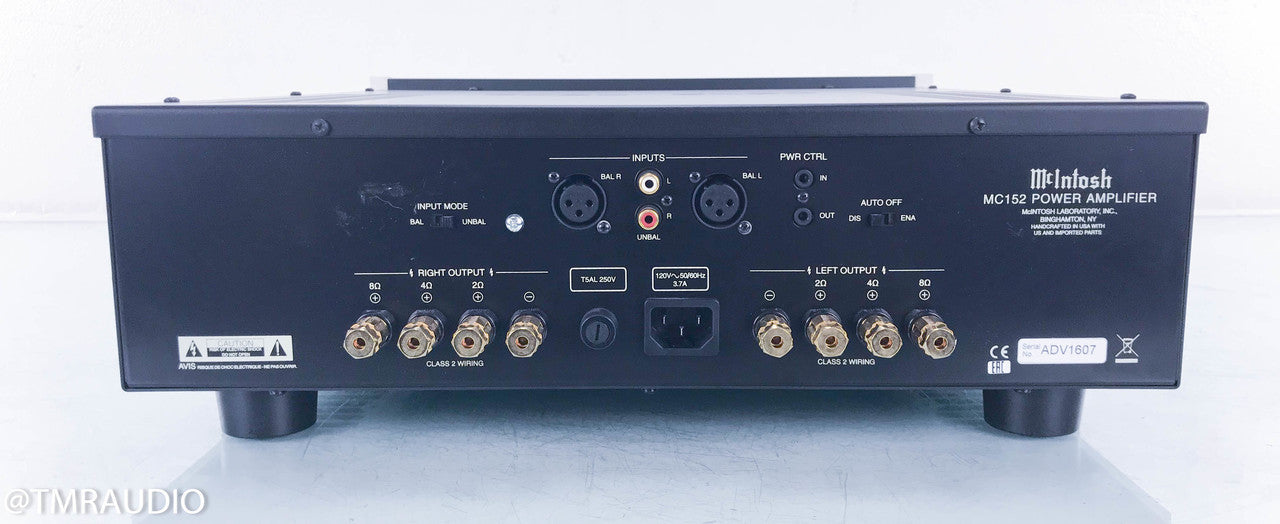 McIntosh MC152 Stereo Power Amplifier