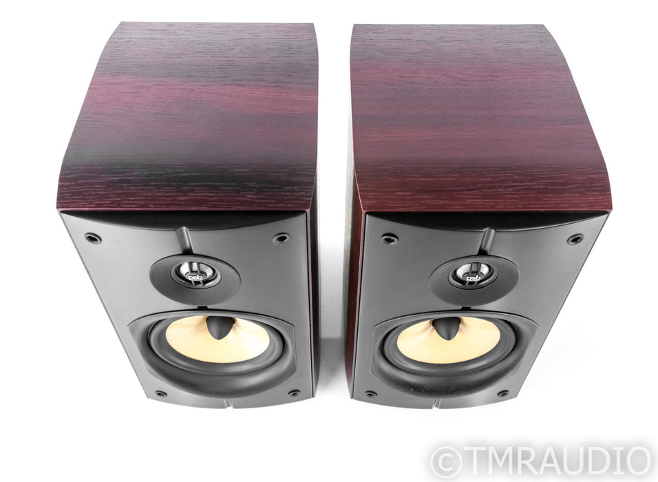 PSB Image B5 Bookshelf Speakers; Dark Cherry Pair