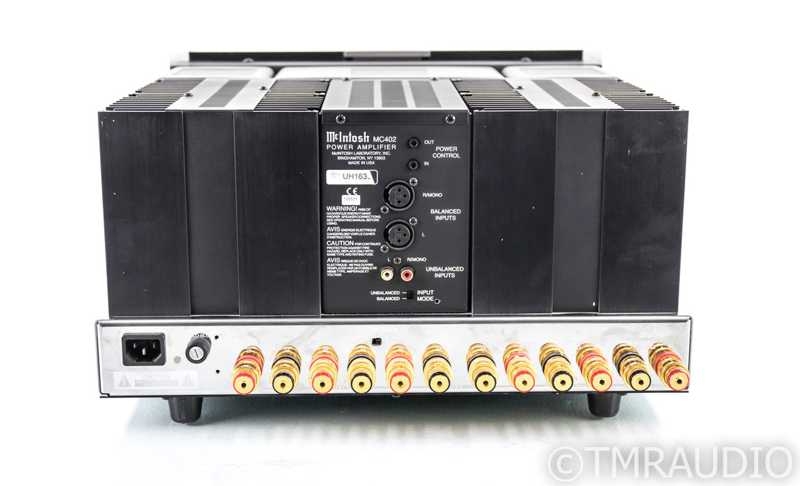 McIntosh MC402 Stereo Power Amplifier; MC-402 (1/0)