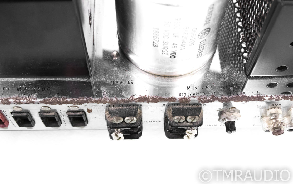 McIntosh MA 5100 Vintage Stereo Integrated Amplifier; MA-5100; Cracked Glass