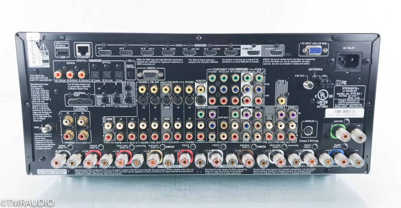 Integra DTR-80.1 9.2 Channel Home Theater Receiver