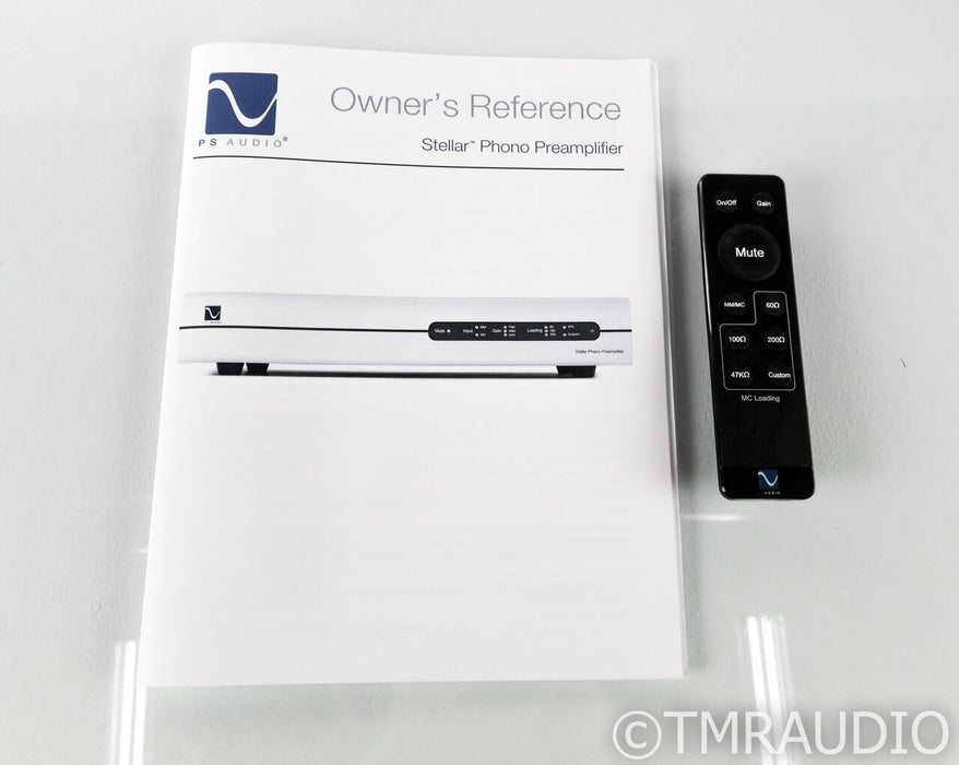 PS Audio Stellar Phono MM/MC Phono Preamplifier; Remote (Used)