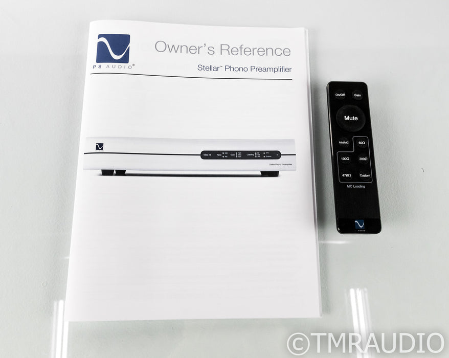 PS Audio Stellar Phono MM/MC Phono Preamplifier; Remote (Used)