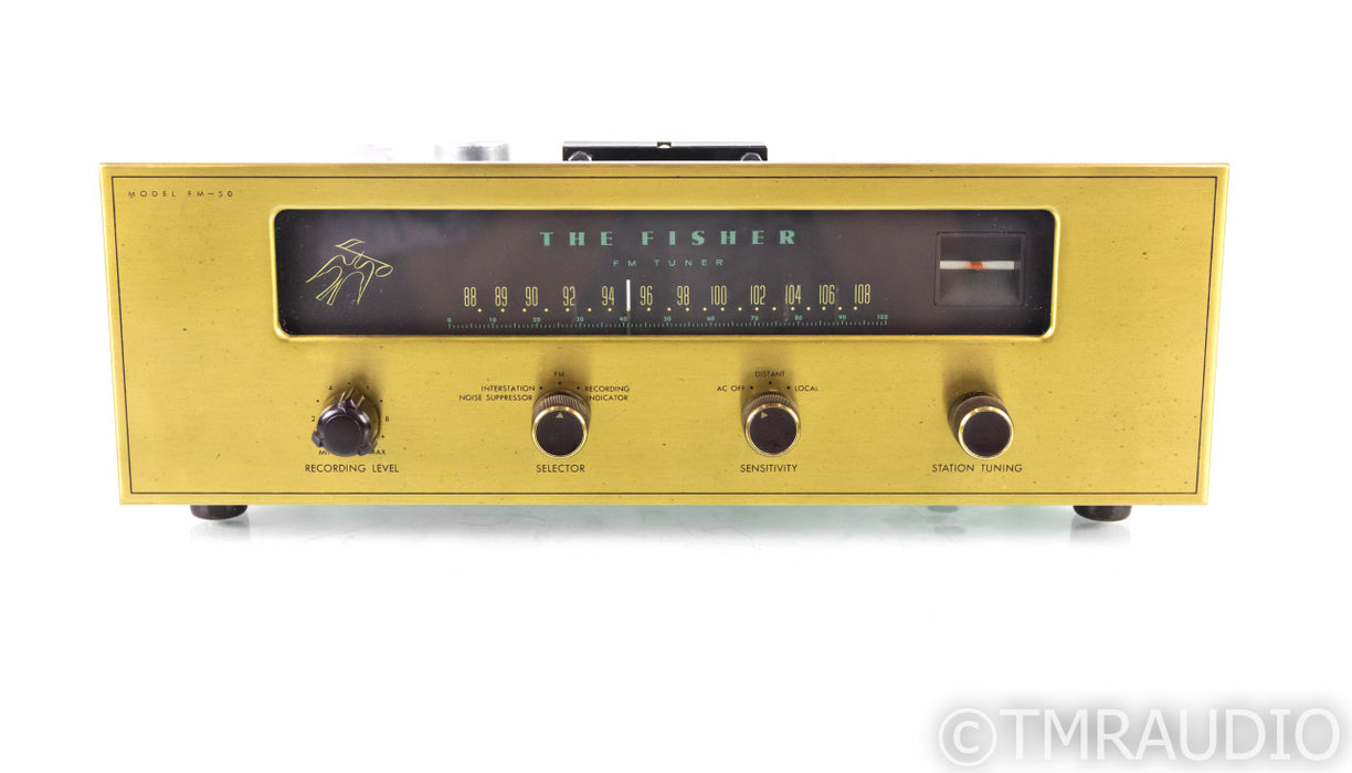 Fisher FM-50 Vintage FM Tube Tuner; FM50