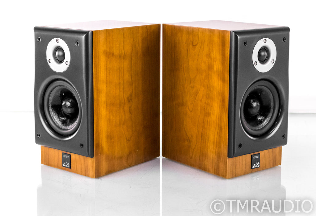 ATC SCM7 V2 Bookshelf Speakers; Light Cherry Pair