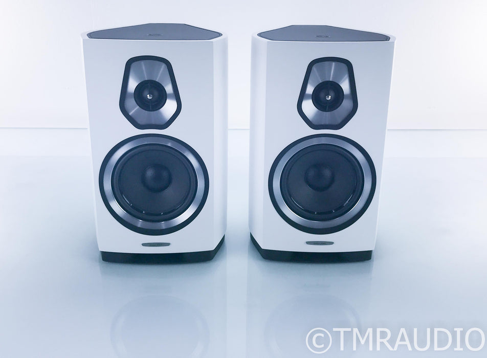 Sonus Faber Sonetto II Bookshelf Speakers; White Pair