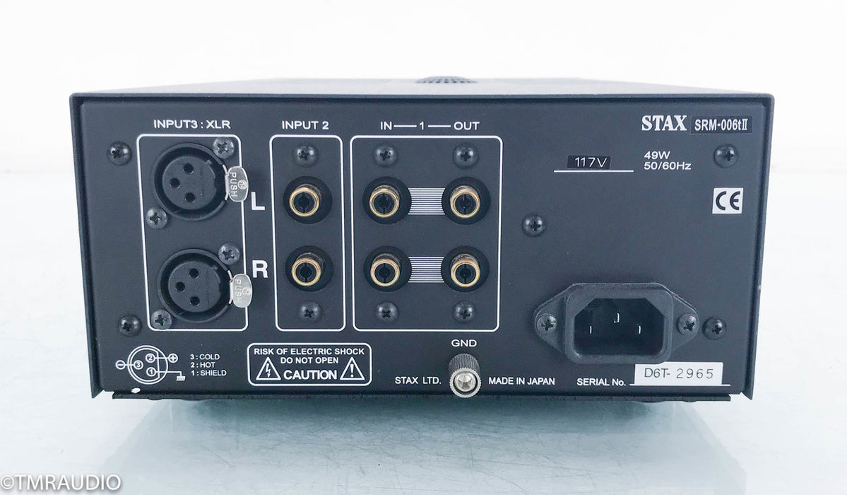 Stax SRM-006tII Electrostatic Tube Headphone Amplifier