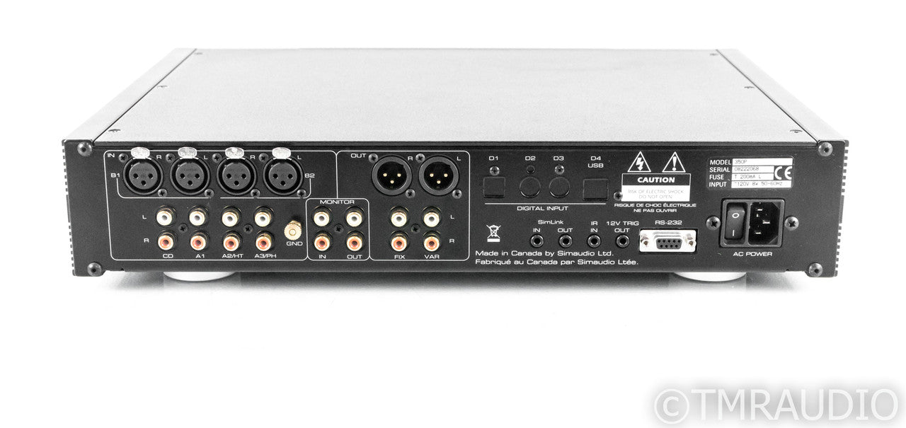 SimAudio Moon Neo 350 P Stereo Preamplifier; 350P; Remote; MM / MC Phono