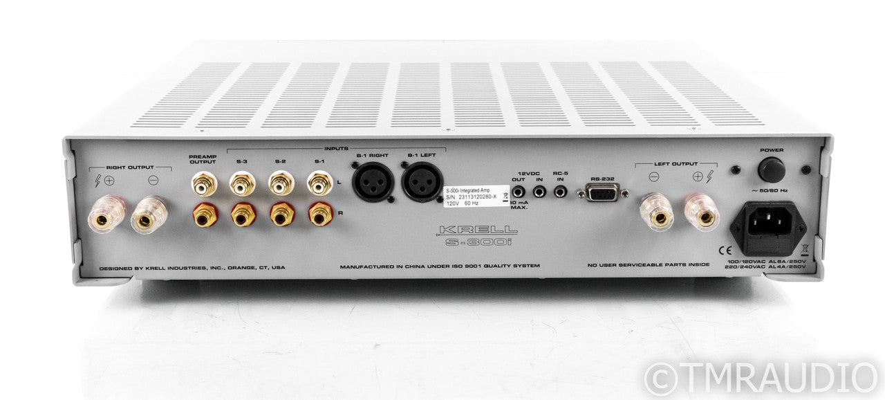 Krell S-300i Stereo Integrated Amplifier; S300i; Silver