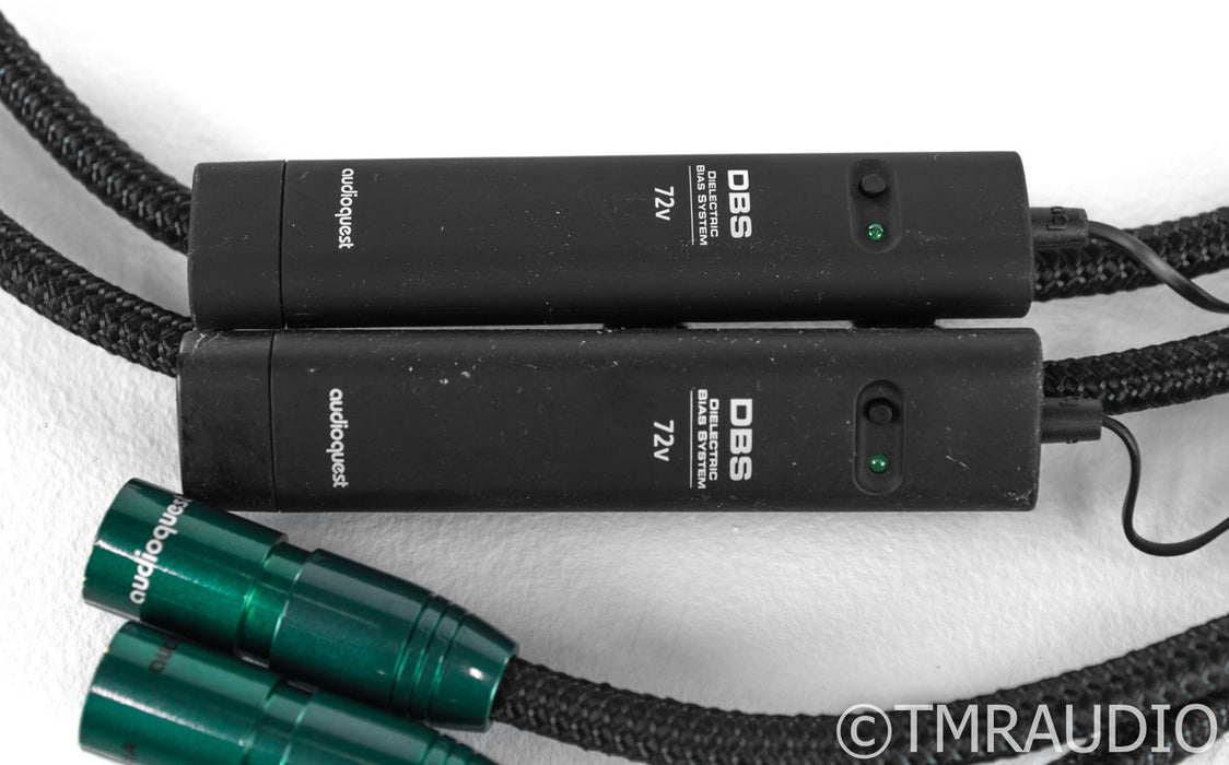 AudioQuest Columbia XLR Cables; 1.5m Pair Interconnects; 72v DBS